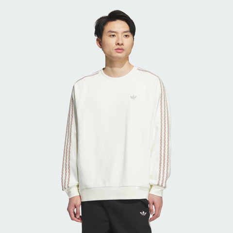 adidas Originals阿迪三叶草2025男子TOC SWEAT CREW针织无帽卫衣KC0108