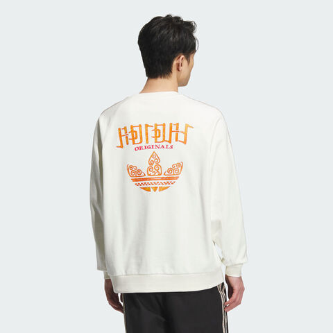 adidas Originals阿迪三叶草2025男子TOC SWEAT CREW针织无帽卫衣KC0108