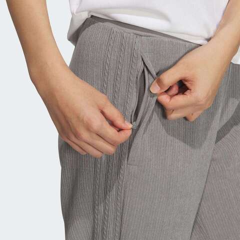 adidas Originals阿迪三叶草2025女子CHENILLE PANTS针织长裤KS5983