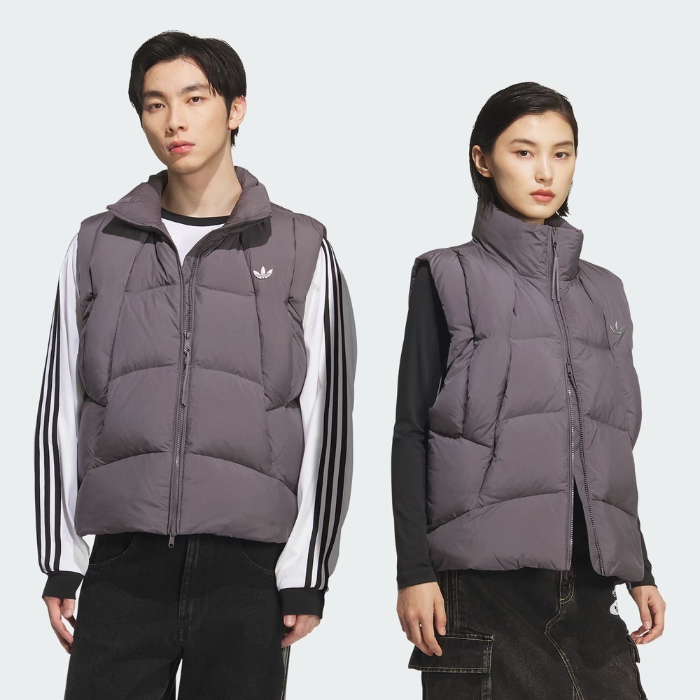 adidas Originals阿迪三叶草2025男子VEST DOWN U羽绒背心KV3986