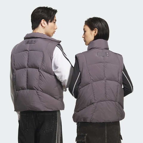 adidas Originals阿迪三叶草2025男子VEST DOWN U羽绒背心KV3986