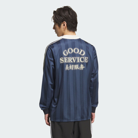 adidas Originals阿迪三叶草2025男子LS POLO针织有领长TKT0840