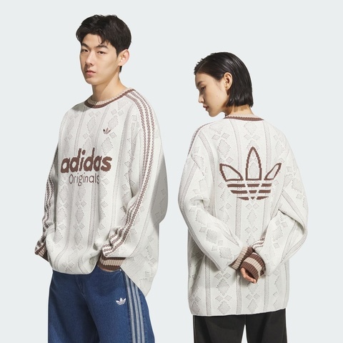 adidas Originals阿迪三叶草2025男子RS U SWEATER毛线套头衫KS5956