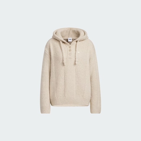 adidas Originals阿迪三叶草2025女子HOODY SWEATER毛线套头衫KS5968
