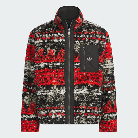 adidas Originals阿迪三叶草2025男子TOC JACKET人造毛绒外套KC0105