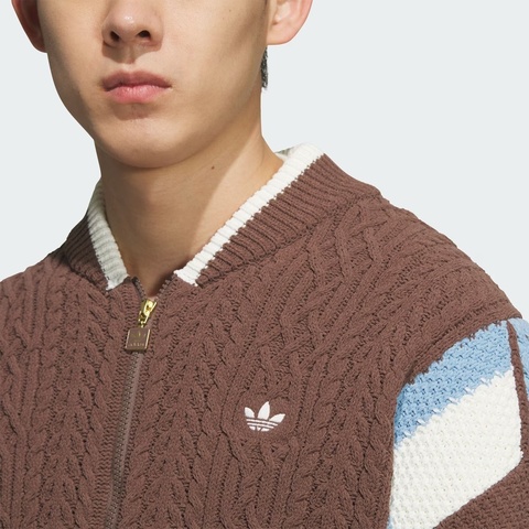 adidas Originals阿迪三叶草2025男子RS U CARDIGAN毛线开衫KS5963