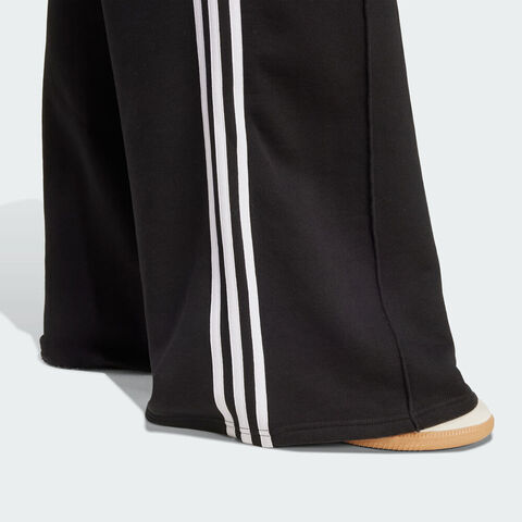 Adidas Original阿迪三叶草2025女子3S WIDE SWEATPT针织长裤JV7473