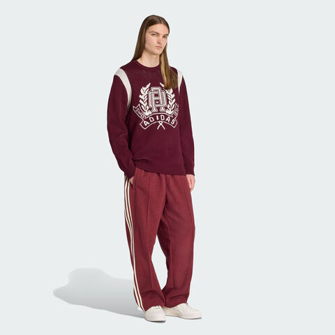 adidas Originals阿迪三叶草2025男子GRAPHIC REG JP毛线套头衫JX8215