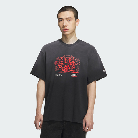 adidas Originals阿迪三叶草2025男子TOC TEE SS针织无领短TKC0095