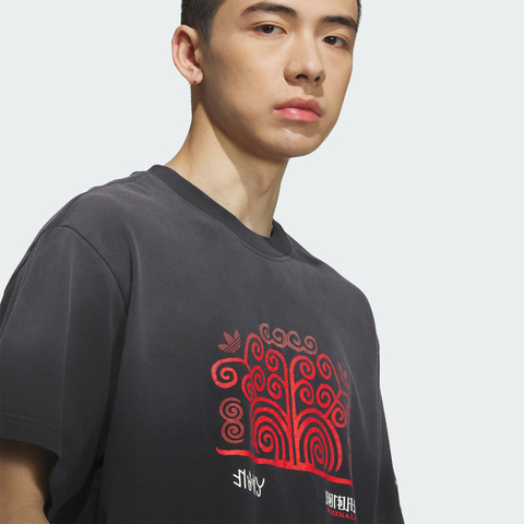 adidas Originals阿迪三叶草2025男子TOC TEE SS针织无领短TKC0095