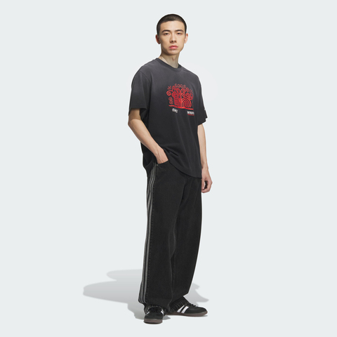 adidas Originals阿迪三叶草2025男子TOC TEE SS针织无领短TKC0095