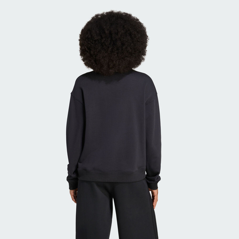 adidas Originals阿迪三叶草2025女子FOOTIE SWEAT针织无帽卫衣JY3527