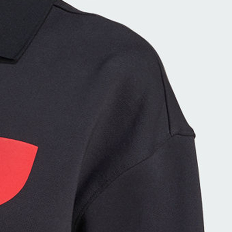 adidas Originals阿迪三叶草2025女子FOOTIE SWEAT针织无帽卫衣JY3527