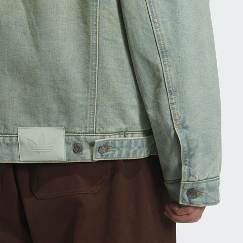 adidas Originals阿迪三叶草2025男子DENIM PAD WASH薄棉服KC2624