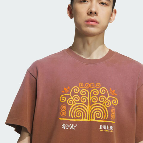 adidas Originals阿迪三叶草2025男子TOC TEE SS针织无领短TKC0096