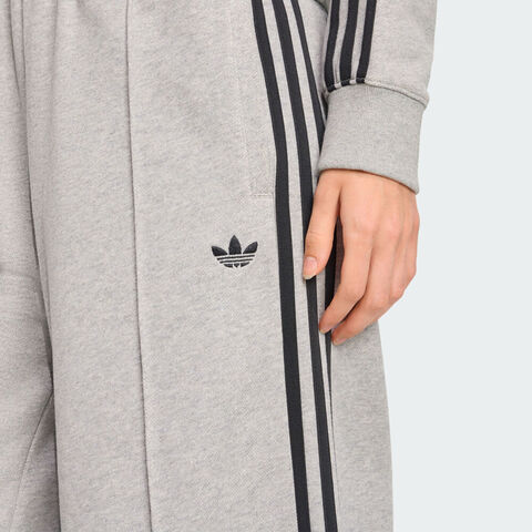 Adidas Original阿迪三叶草2025女子3S WIDE SWEATPT针织长裤JV7476