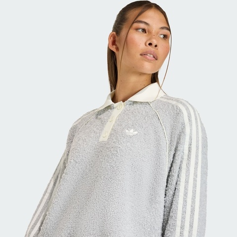 adidas Originals阿迪三叶草2025女子OVZD POLO CREW针织有领长TKS7791