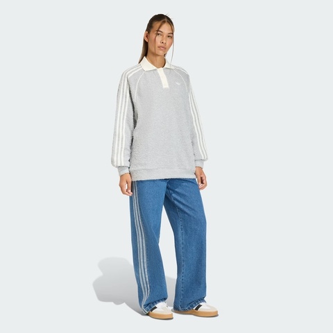 adidas Originals阿迪三叶草2025女子OVZD POLO CREW针织有领长TKS7791