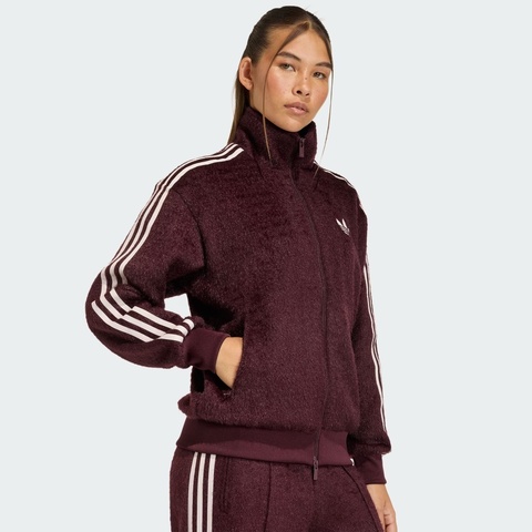 adidas Originals阿迪三叶草2025女子MOHAIR FB TT针织无帽外套KS0428
