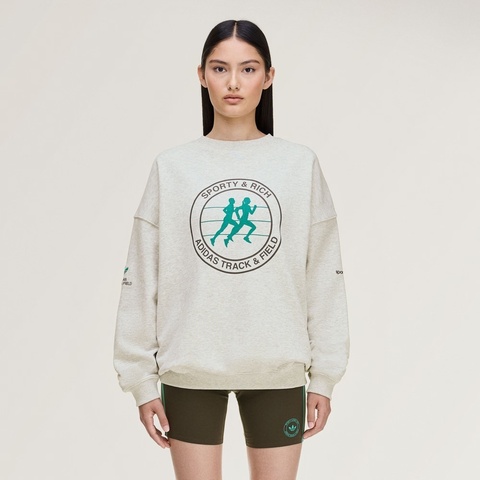 adidas Originals阿迪三叶草2025女子S&R SWEATER针织无帽卫衣KA0719