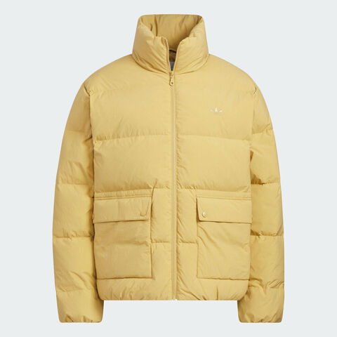 Adidas Original阿迪三叶草2025男子DOWN PUFF厚羽绒服-短KD1859