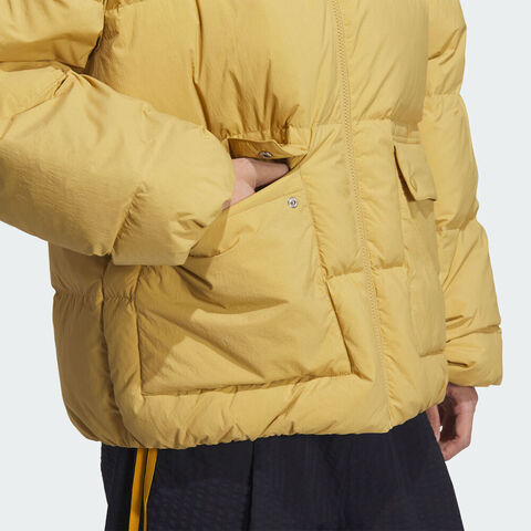 Adidas Original阿迪三叶草2025男子DOWN PUFF厚羽绒服-短KD1859