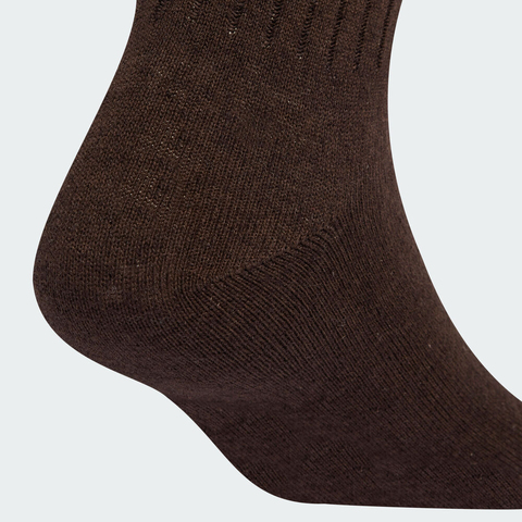 adidas Originals阿迪三叶草2025中性3S RIB CR S 2P中袜优惠装JX5201