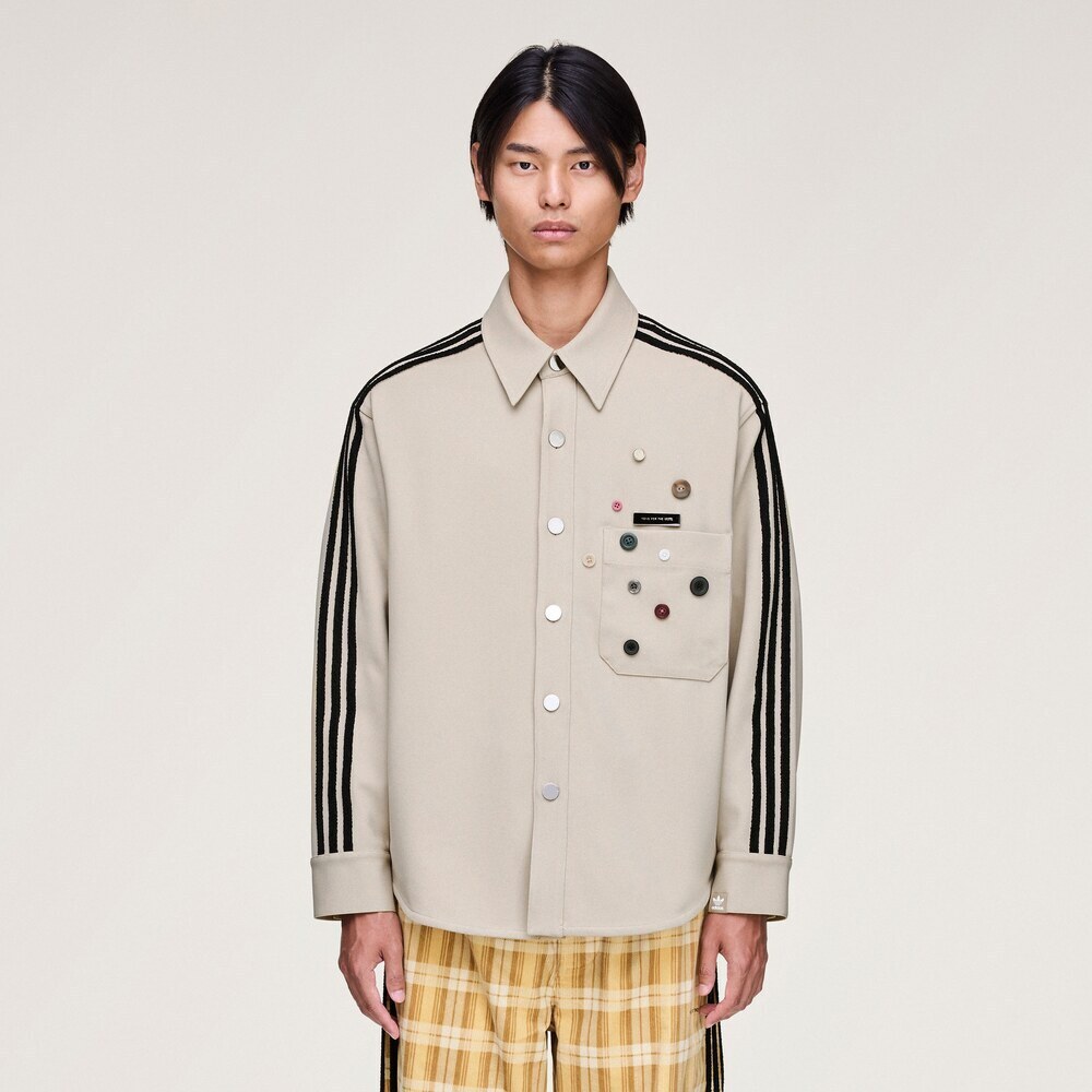 adidas Originals阿迪三叶草2025男子ADI006 SHIRT针织长袖衬衫KC3141