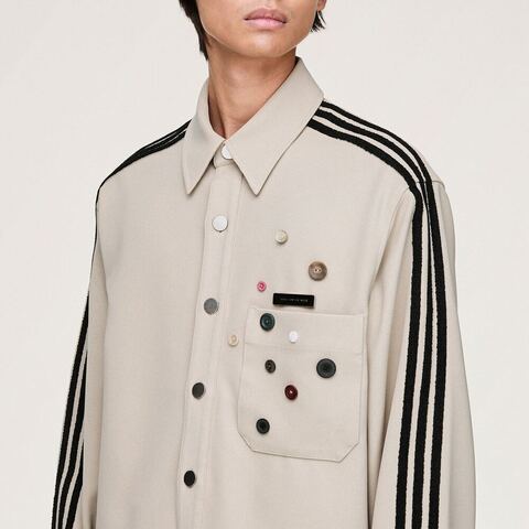 adidas Originals阿迪三叶草2025男子ADI006 SHIRT针织长袖衬衫KC3141