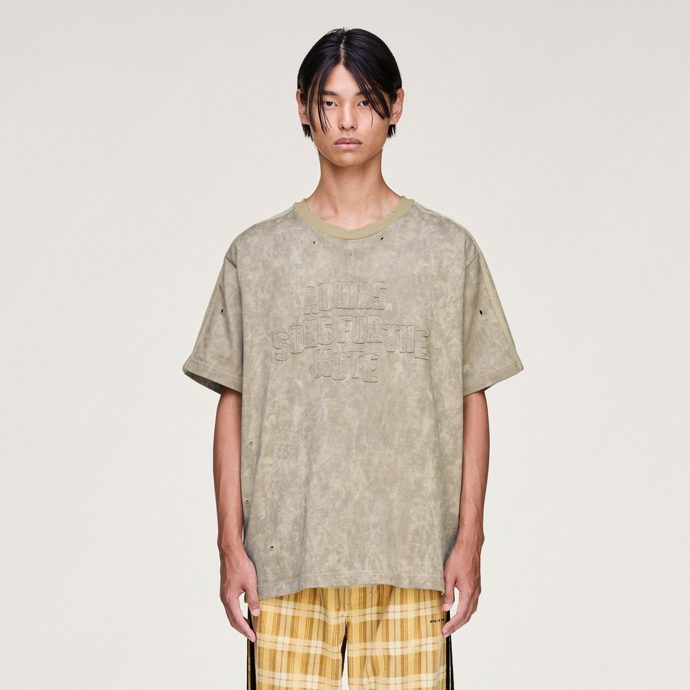 adidas Originals阿迪三叶草2025男子ADI006 TEE SS针织无领短TKC2753