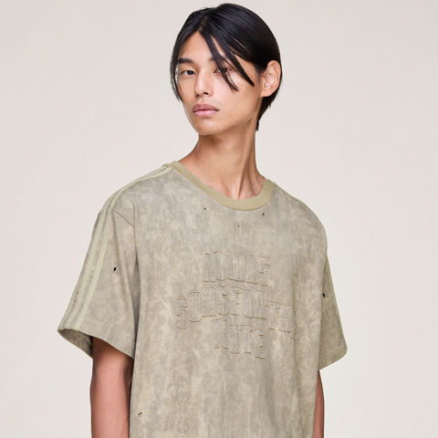 adidas Originals阿迪三叶草2025男子ADI006 TEE SS针织无领短TKC2753