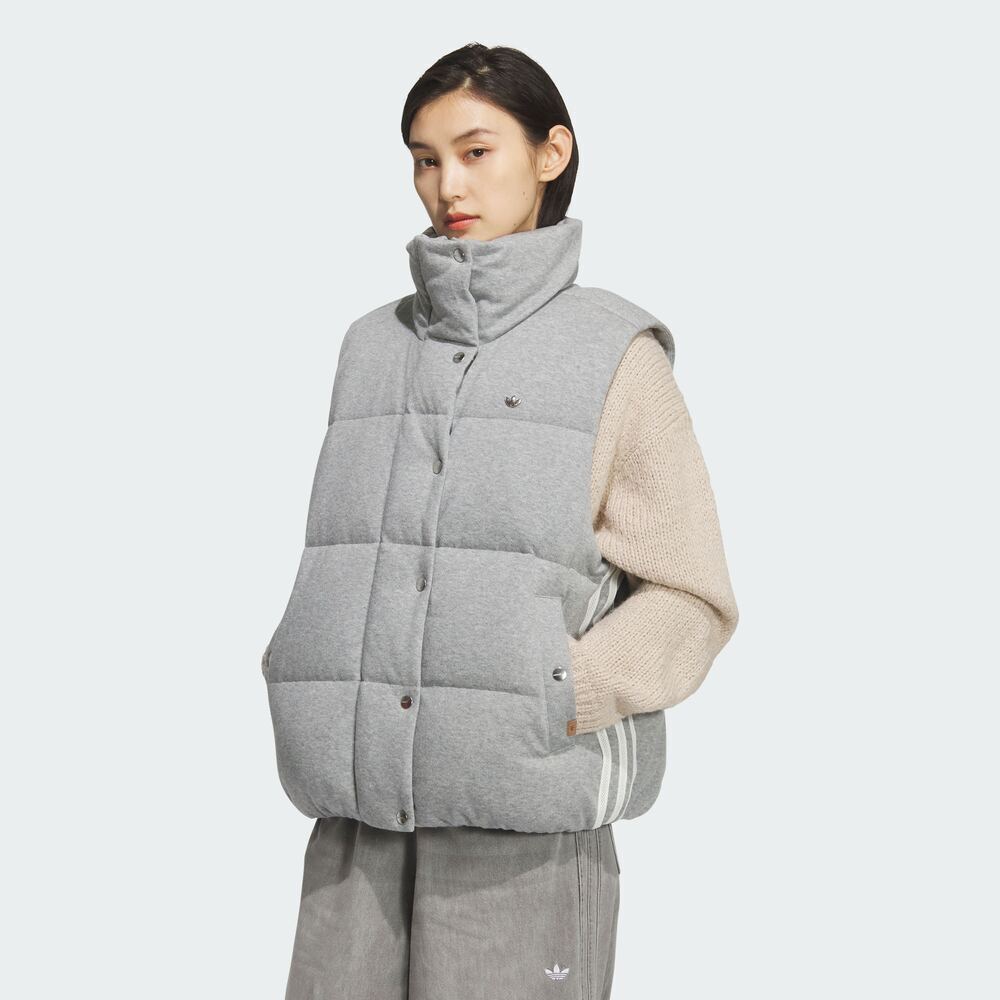 adidas Originals阿迪三叶草2025女子VEST DOWN W羽绒背心KS8495