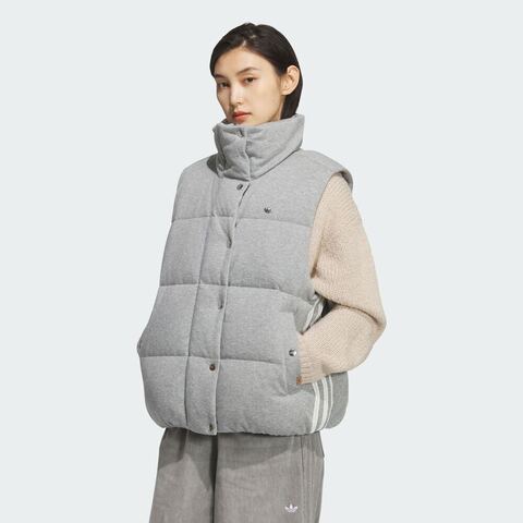 adidas Originals阿迪三叶草2025女子VEST DOWN W羽绒背心KS8495