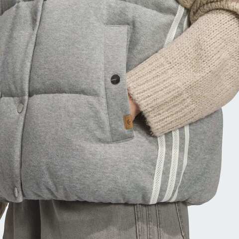 adidas Originals阿迪三叶草2025女子VEST DOWN W羽绒背心KS8495
