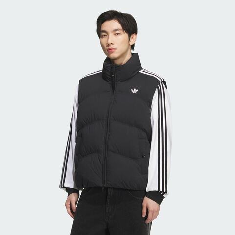 adidas Originals阿迪三叶草2025男子VEST DOWN U羽绒背心KS6108