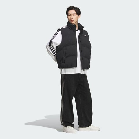 adidas Originals阿迪三叶草2025男子VEST DOWN U羽绒背心KS6108