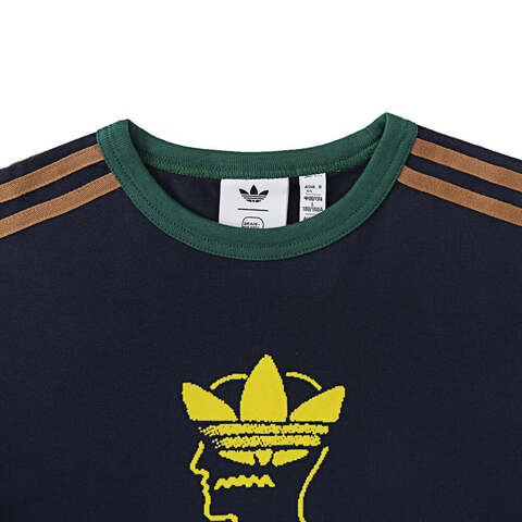 adidas Originals阿迪三叶草2025男子BRAIN DEAD TEE针织无领短TJN2412