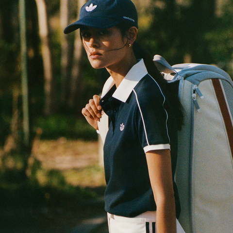 adidas Originals阿迪三叶草2025女子S&R POLO TSHIRT针织有领短TJL7198