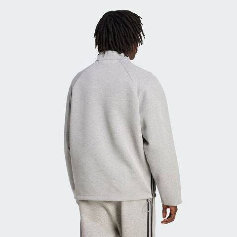 adidas Originals阿迪三叶草2025男子SPACER DRILL TT针织无帽卫衣JX1508