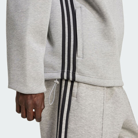 adidas Originals阿迪三叶草2025男子SPACER DRILL TT针织无帽卫衣JX1508