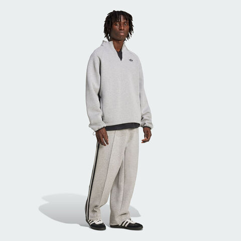 adidas Originals阿迪三叶草2025男子SPACER DRILL TT针织无帽卫衣JX1508