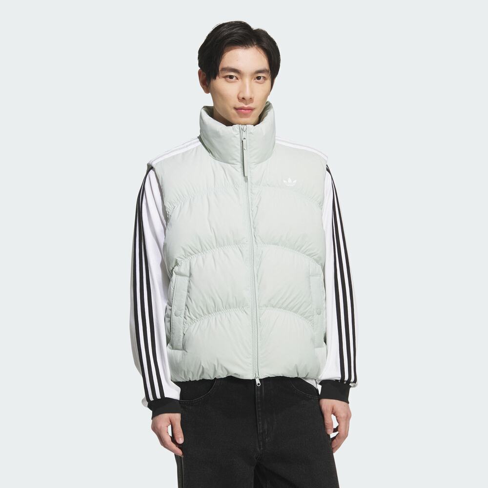 adidas Originals阿迪三叶草2025男子VEST DOWN U羽绒背心KS8492