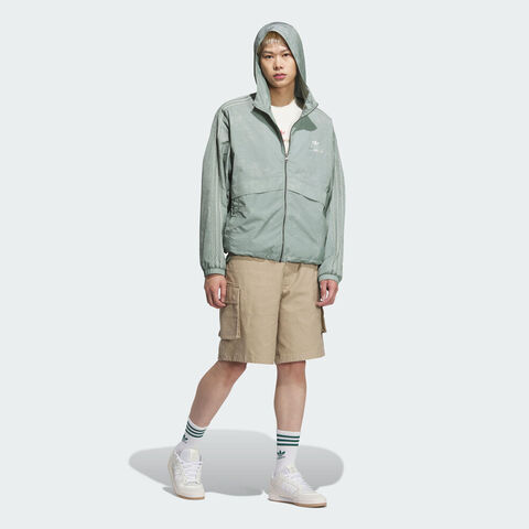 adidas Originals阿迪三叶草2025男子TOC WB JKT梭织连帽外套KC1434