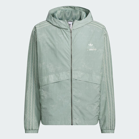 adidas Originals阿迪三叶草2025男子TOC WB JKT梭织连帽外套KC1434