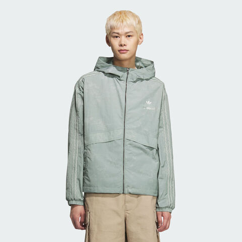 adidas Originals阿迪三叶草2025男子TOC WB JKT梭织连帽外套KC1434