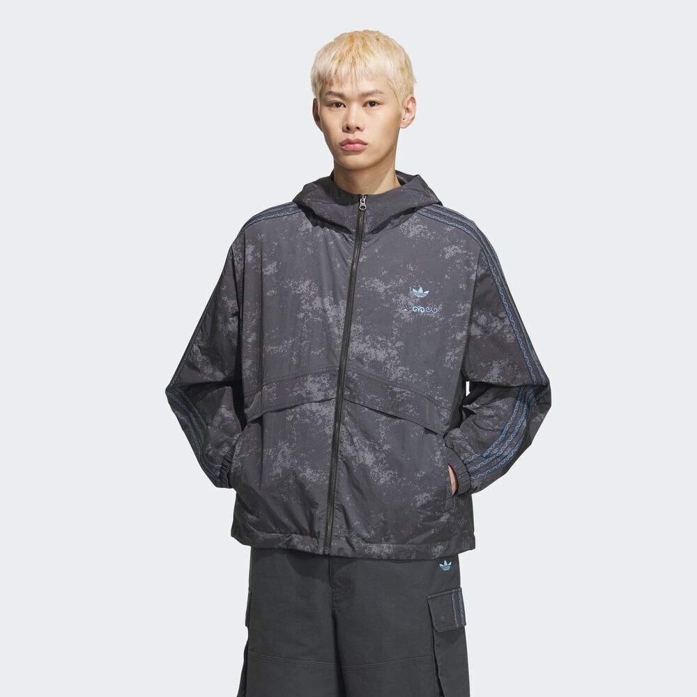 adidas Originals阿迪三叶草2025男子TOC WB JKT梭织连帽外套KC1433