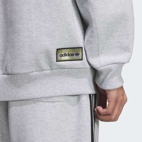 adidas Originals阿迪三叶草2025男子SWEAT CREW针织无帽卫衣KC0117