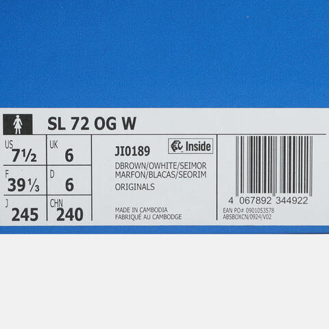 Adidas Original阿迪三叶草2025中性SL 72 OG WENERGYJI0189