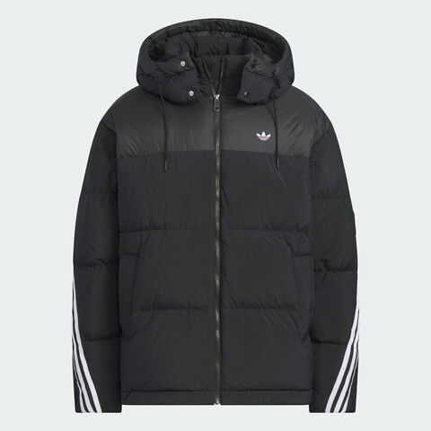 Adidas Original阿迪三叶草2025男子3S PUFFER DOWN厚羽绒服-短KC0173