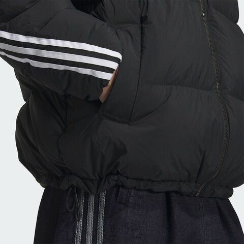 Adidas Original阿迪三叶草2025男子3S PUFFER DOWN厚羽绒服-短KC0173